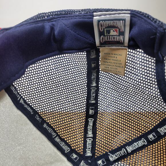 Vintage Los Angeles Anaheim Angels Hat Cap White Red Blue Snapback Foam Mens - Picture 7 of 10